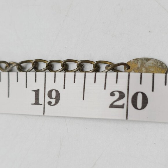 Turquoise Brown Multi-Strand Beaded Necklace With Stone Pendant By Laura Ashley - Picture 6 of 6